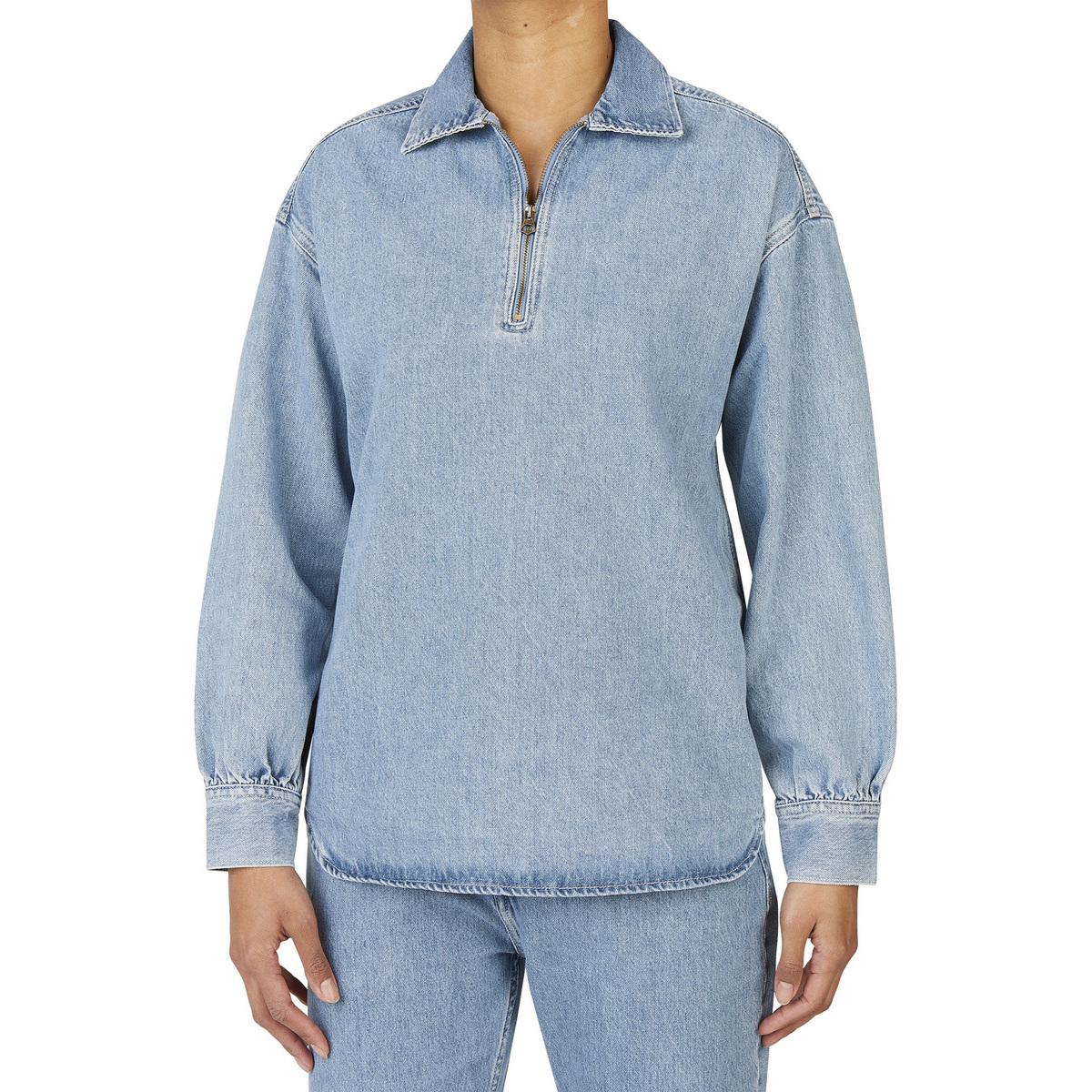 Giacca di jeans donna 1/4 zip  Nova