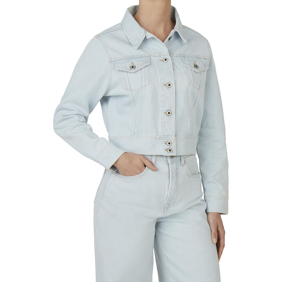 8447166215008 - Crop-Jeansjacke Damen Pepe Jeans