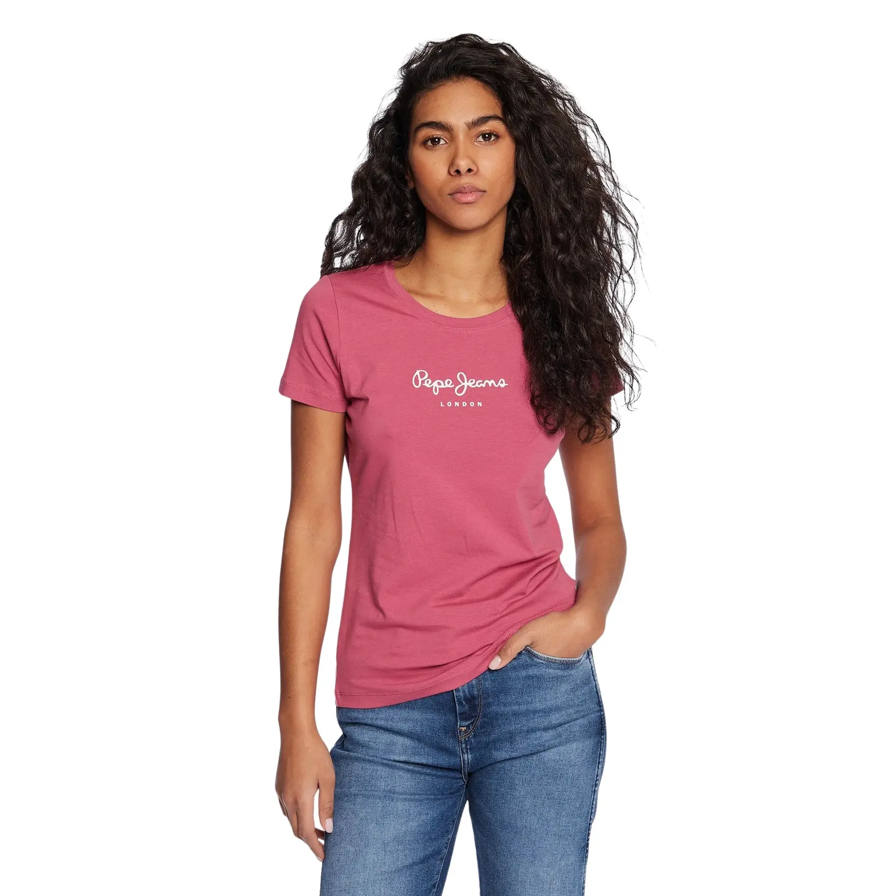 Pepe Jeans Women's Rouge T-Shirt New Virginia N