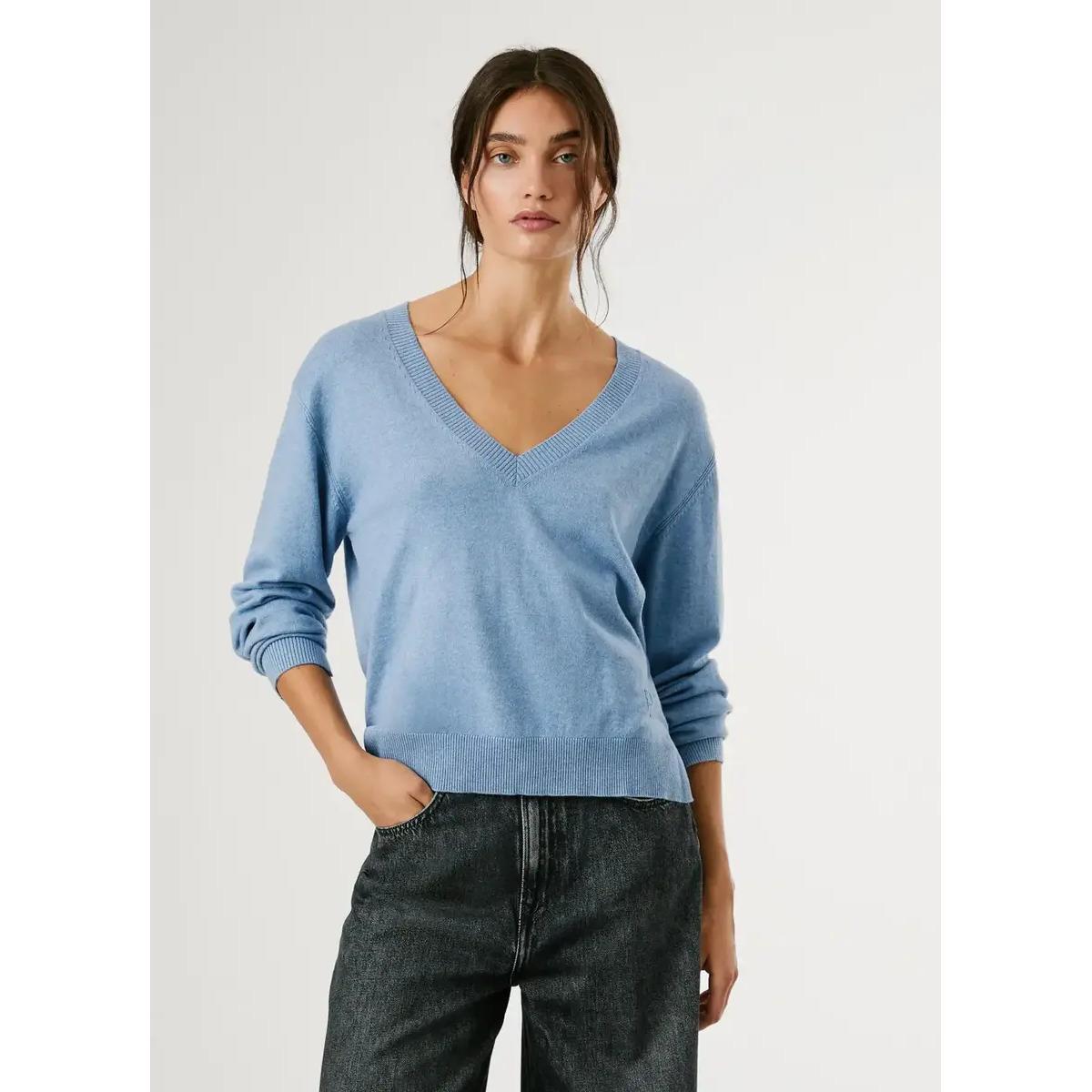 8447166876742 - V-Ausschnitt Pullover für Frauen Coraline