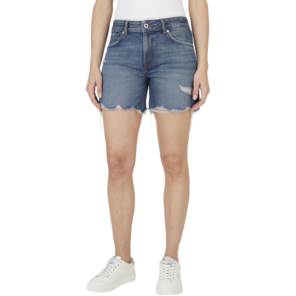 8447166232319 - Damen Jeansshorts mit Used-Look Pepe Jeans