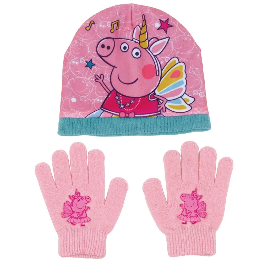 8430957148098 - Set aus Hut und Handschuhen Baby Peppa Pig