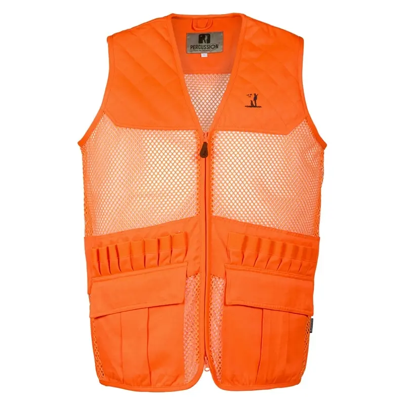 Percussion Orange Mesh Vest Savane