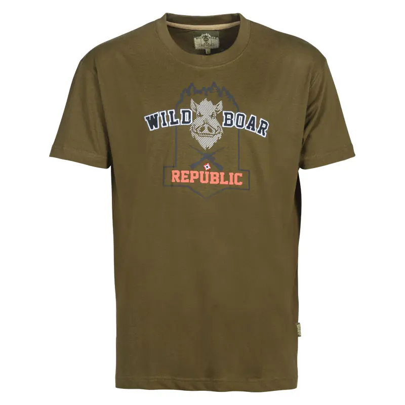 Comparer les prix de T-shirt PERCUSSION Wild Boar Republic II