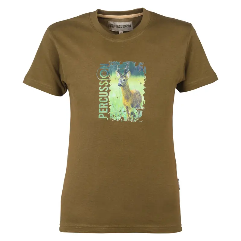 Comparer les prix de T-shirt sérigraphié brocard enfant PERCUSSION