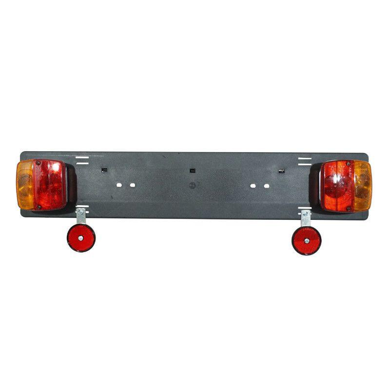 Velo Store - UK License plate holder with light bar 7-pin socket Peruzzo | Extra 10% off with Subscription, Postage £16.79 to UK Fedex.