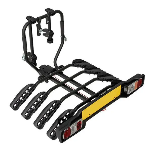 Image of Fahrradträger für Anhängerkupplung, neigbare Stahlplattform für 4 Fahrräder Peruzzo Siena
