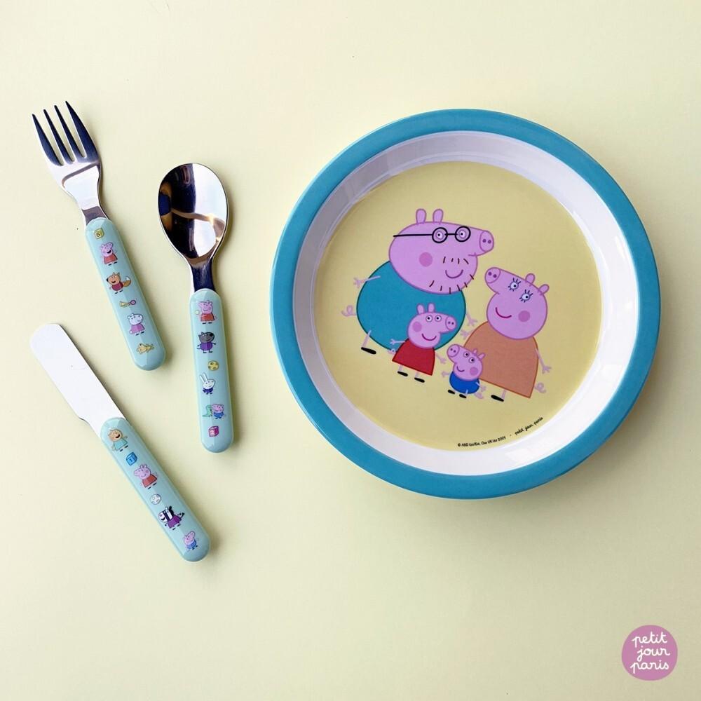 3585190959033 - Besteck-Set PEPPA PIG 3-teilig in blau bunt 3585190959033 - Besteck-Set PEPPA PIG 3-teilig in blau bunt