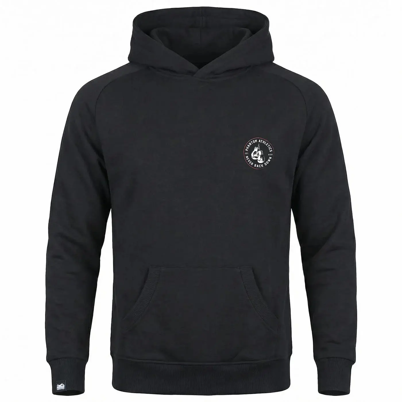 Kapuzensweatshirt Never Back Down - Noir - male - Size: S