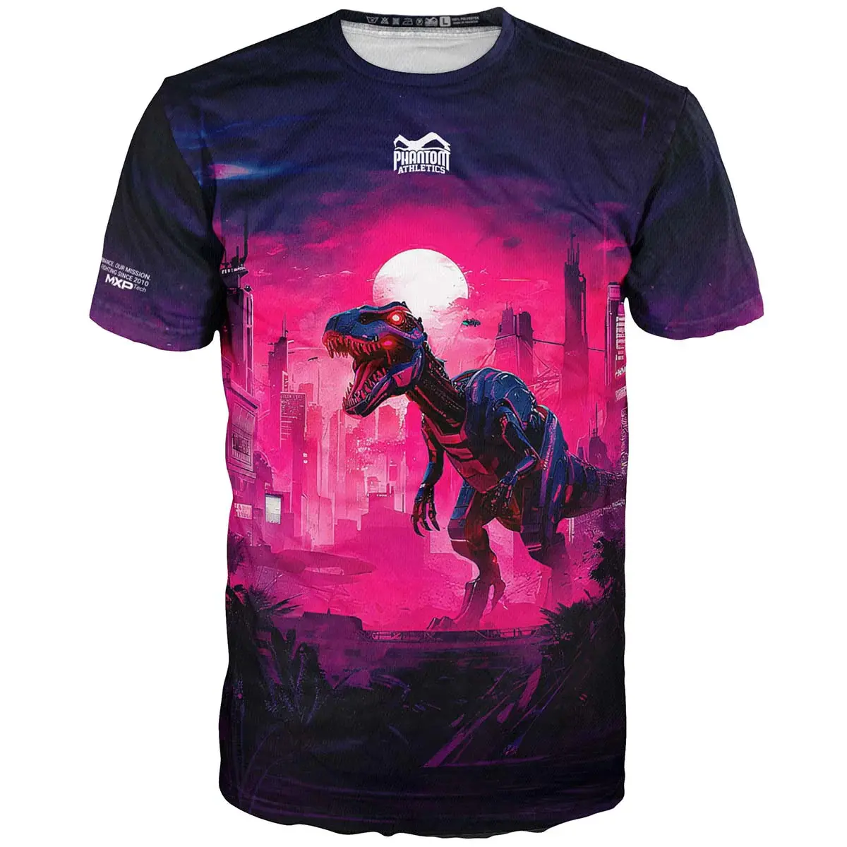 T-Shirt Evo Cyber-X - Violet - male - Size: M