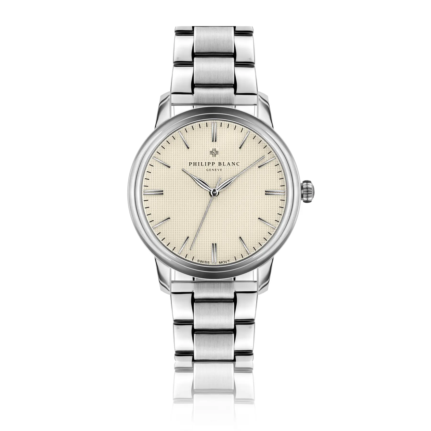 7756613319857 - Silberne Uhr Zurich