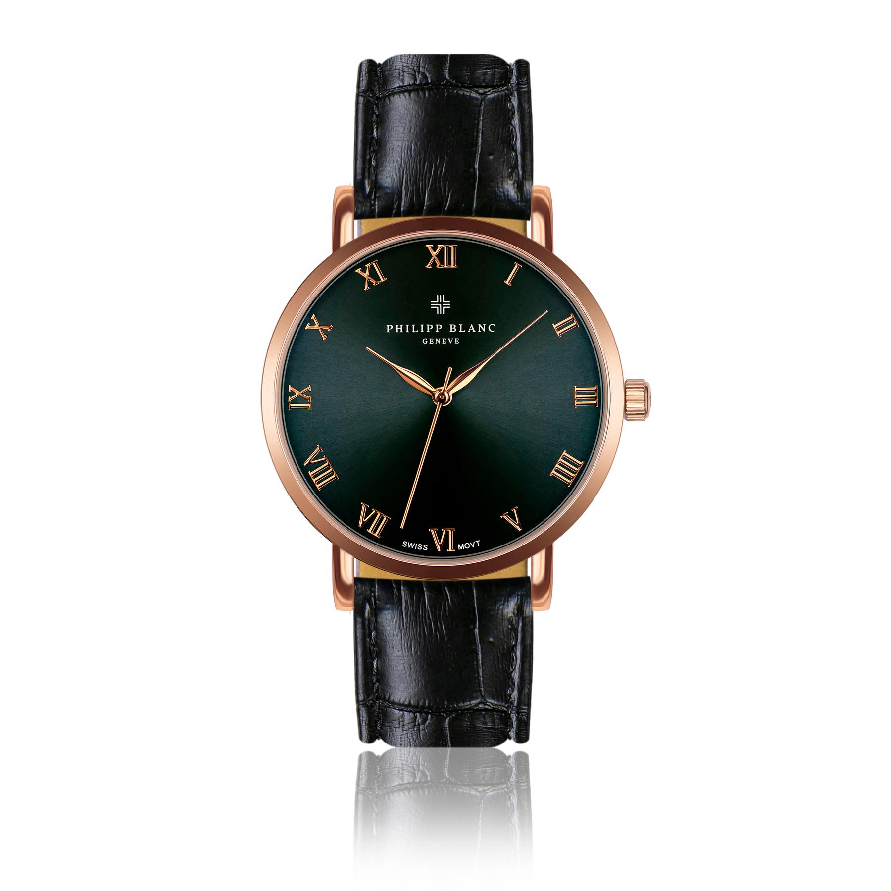 7756613321423 - Armbanduhr Krokodil-Leder Bern