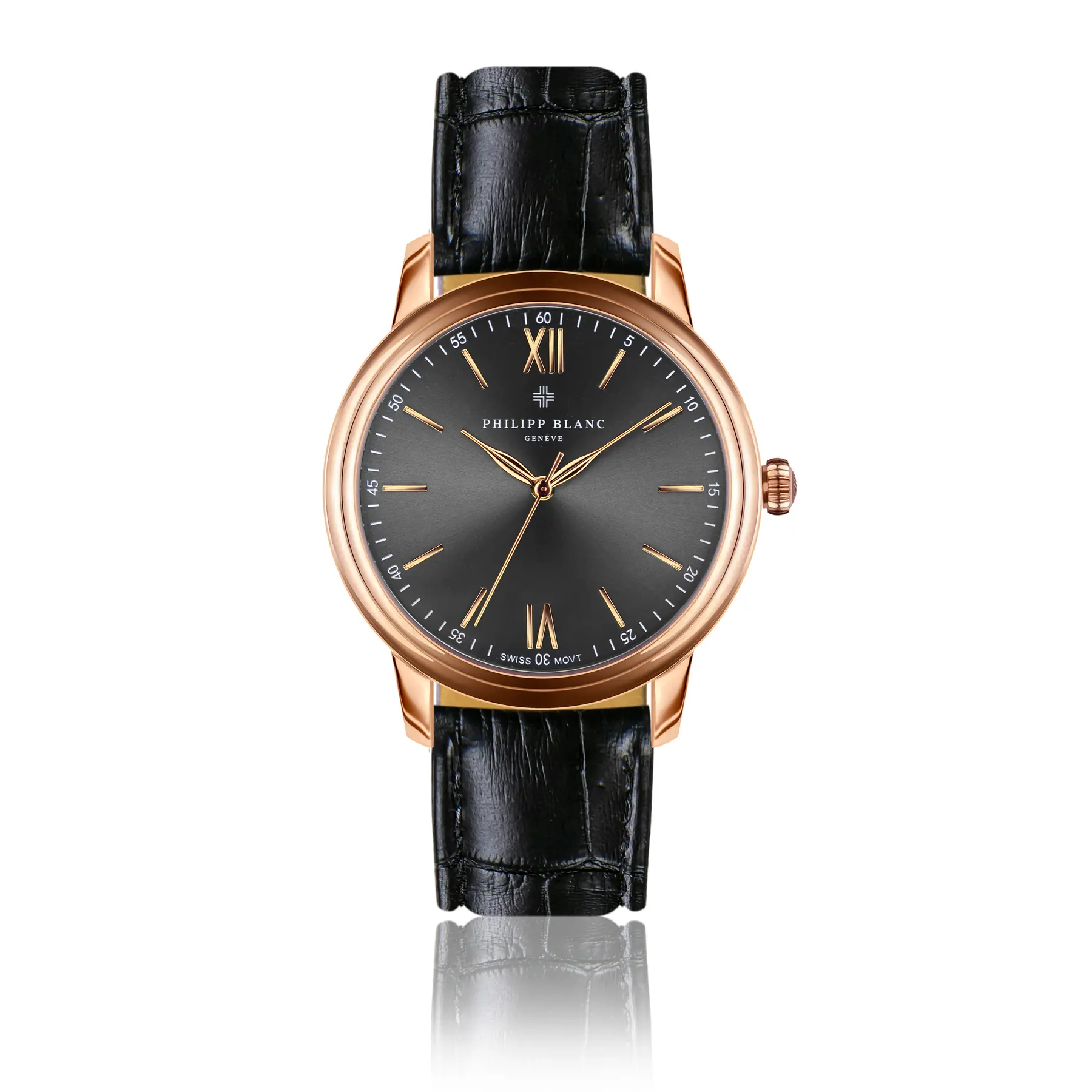 7756613323199 - Armbanduhr Krokodil-Leder Geneva