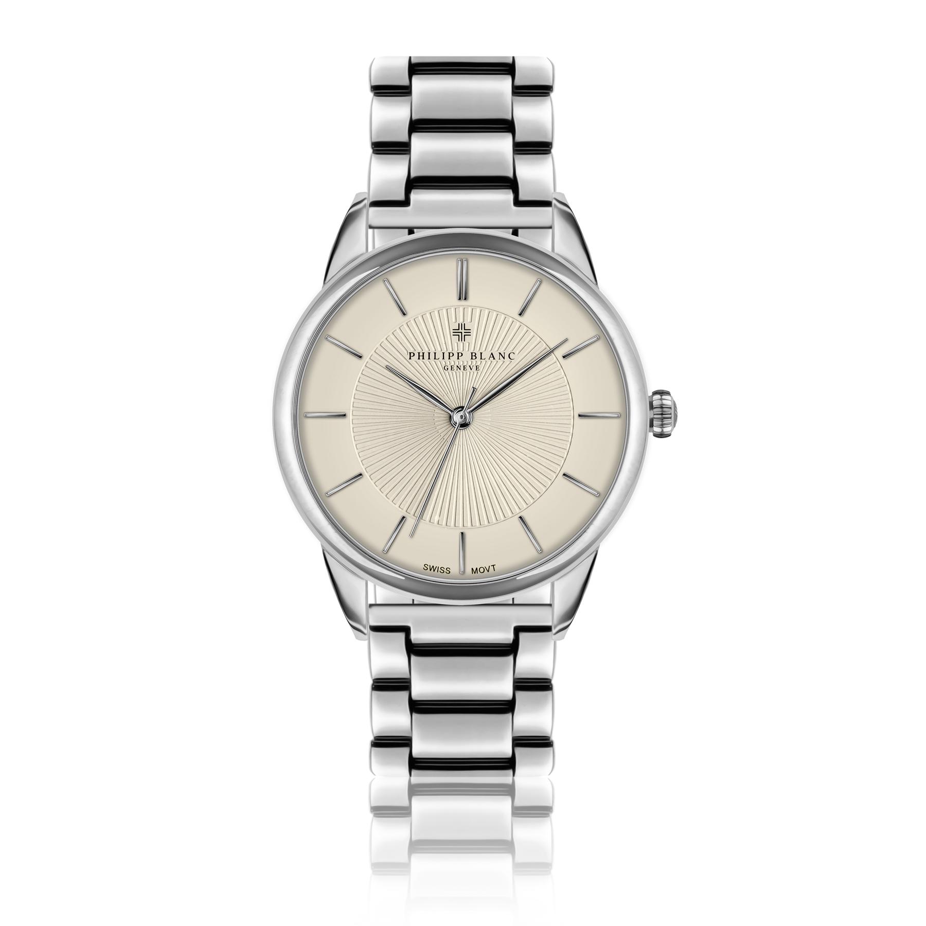 7756613344125 - Silberne Uhr Silver