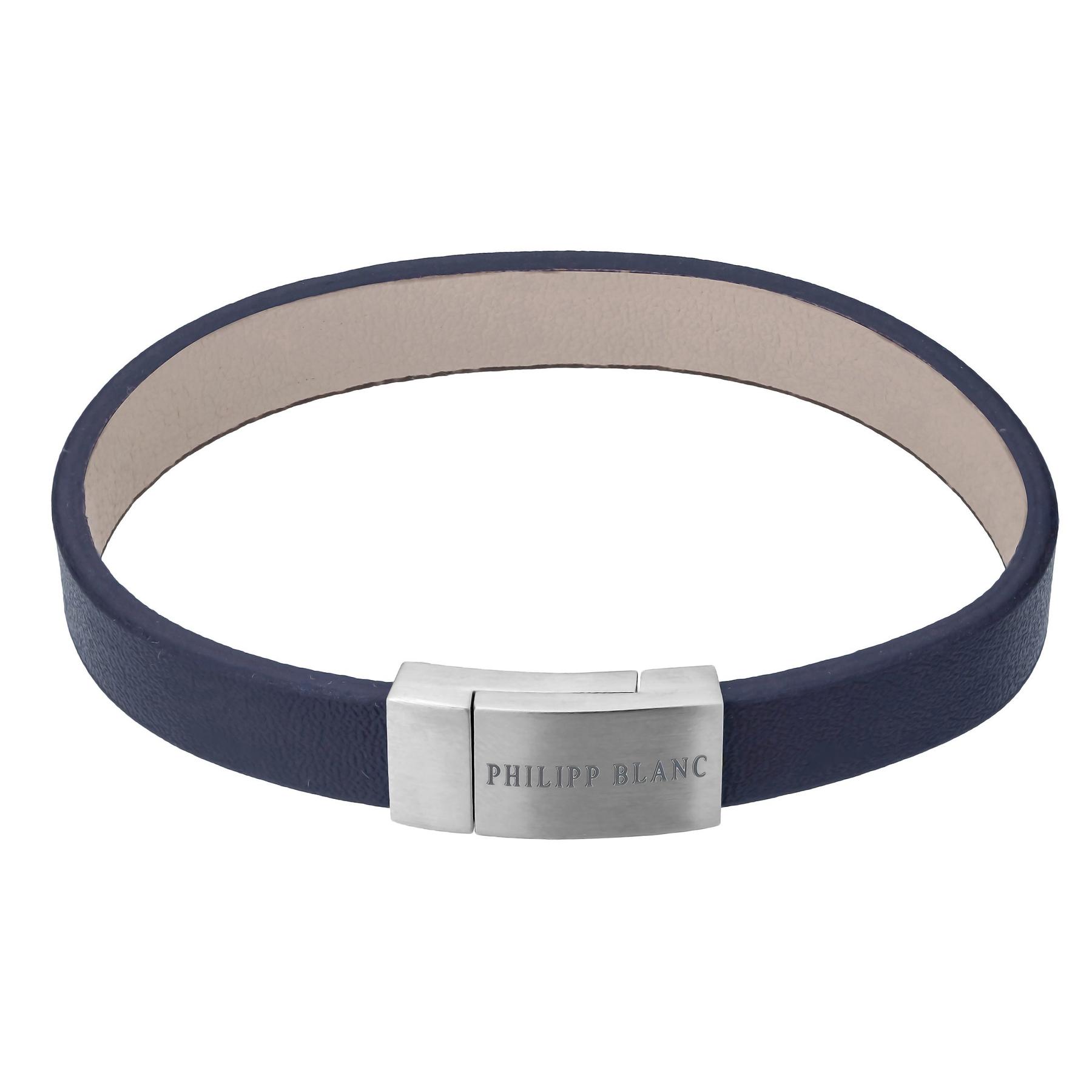 7756613397527 - Armband aus echtem Leder und Edelstahl Anton