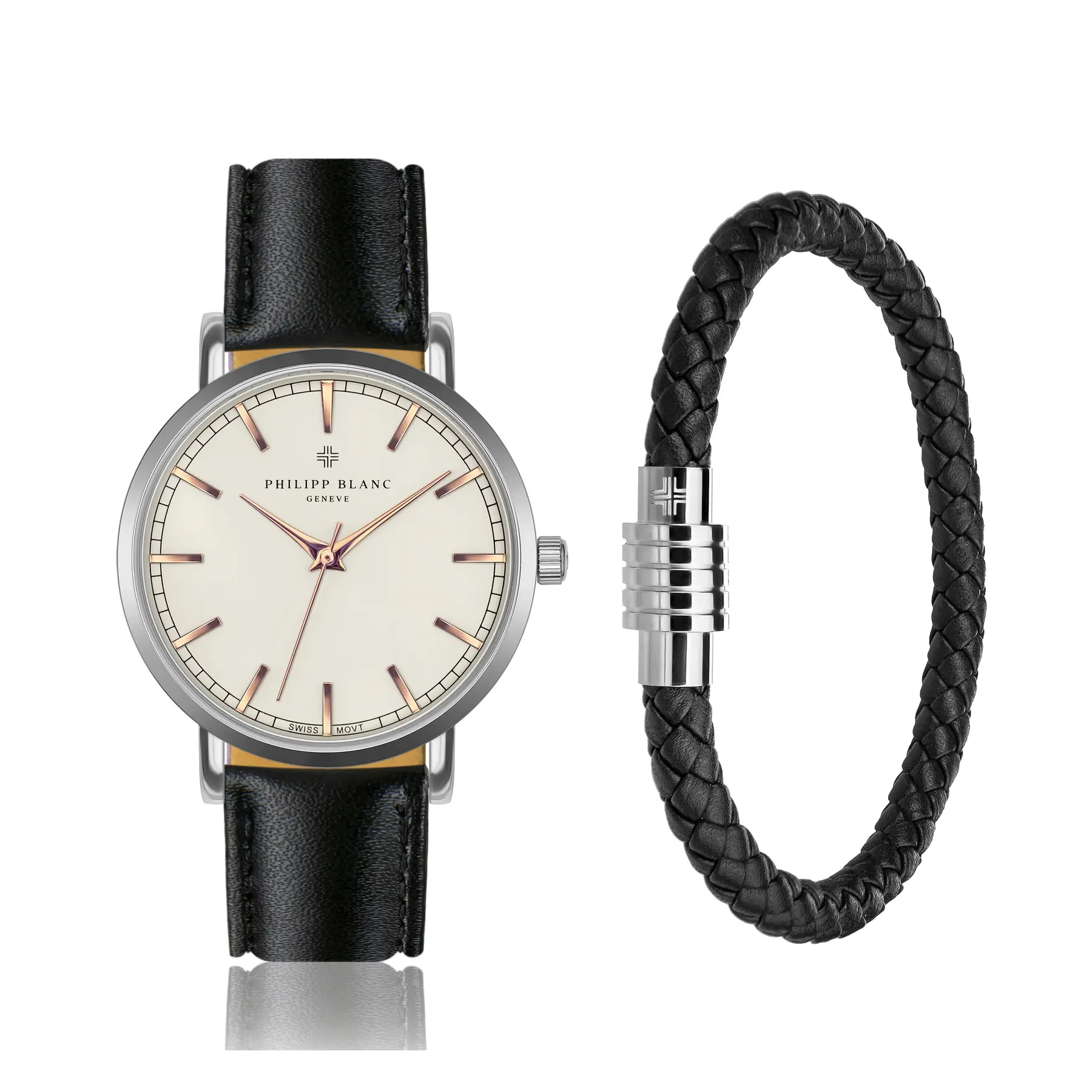 7756613345665 - Uhr und Lederarmband Basel