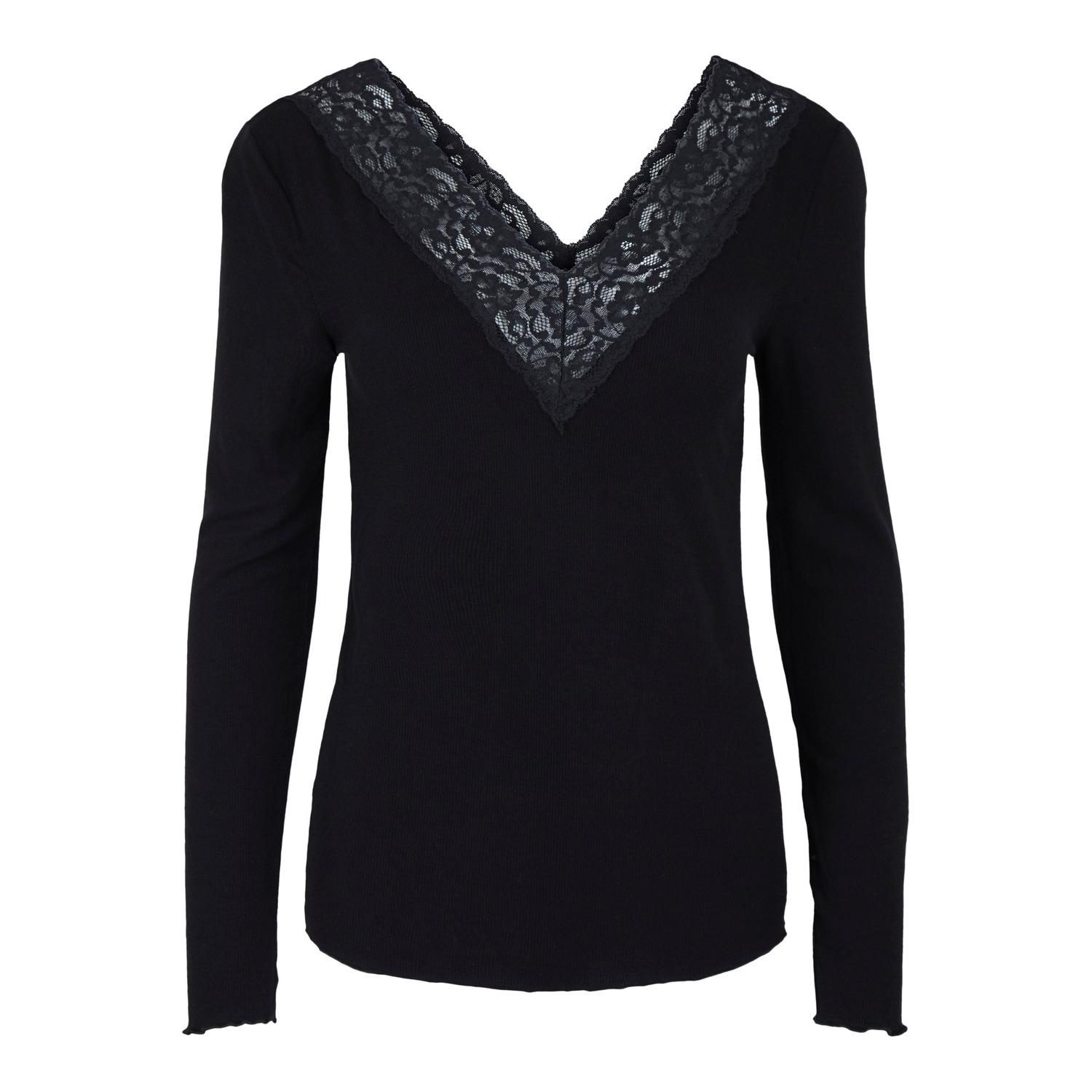 5713757848478 - Longsleeve mit Spitzenbesatz Modell SIRI 5713757848478 - Longsleeve mit Spitzenbesatz Modell SIRI