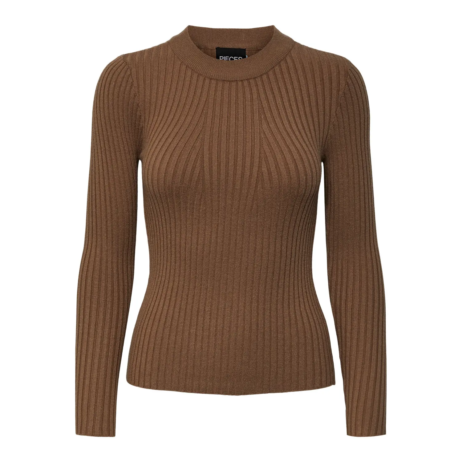 Pullover Mit O-Kragen Frau Pieces Crista