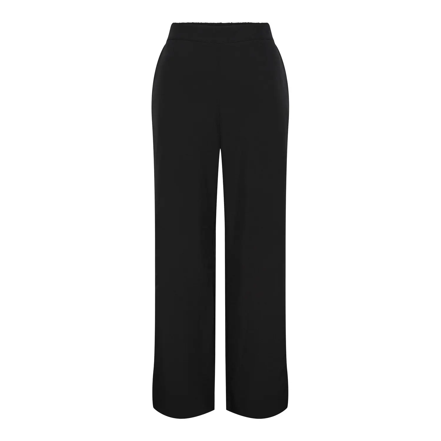 5715307621913 - - Hose in Schwarz mit geradem Schnitt und hohem Bund-Black