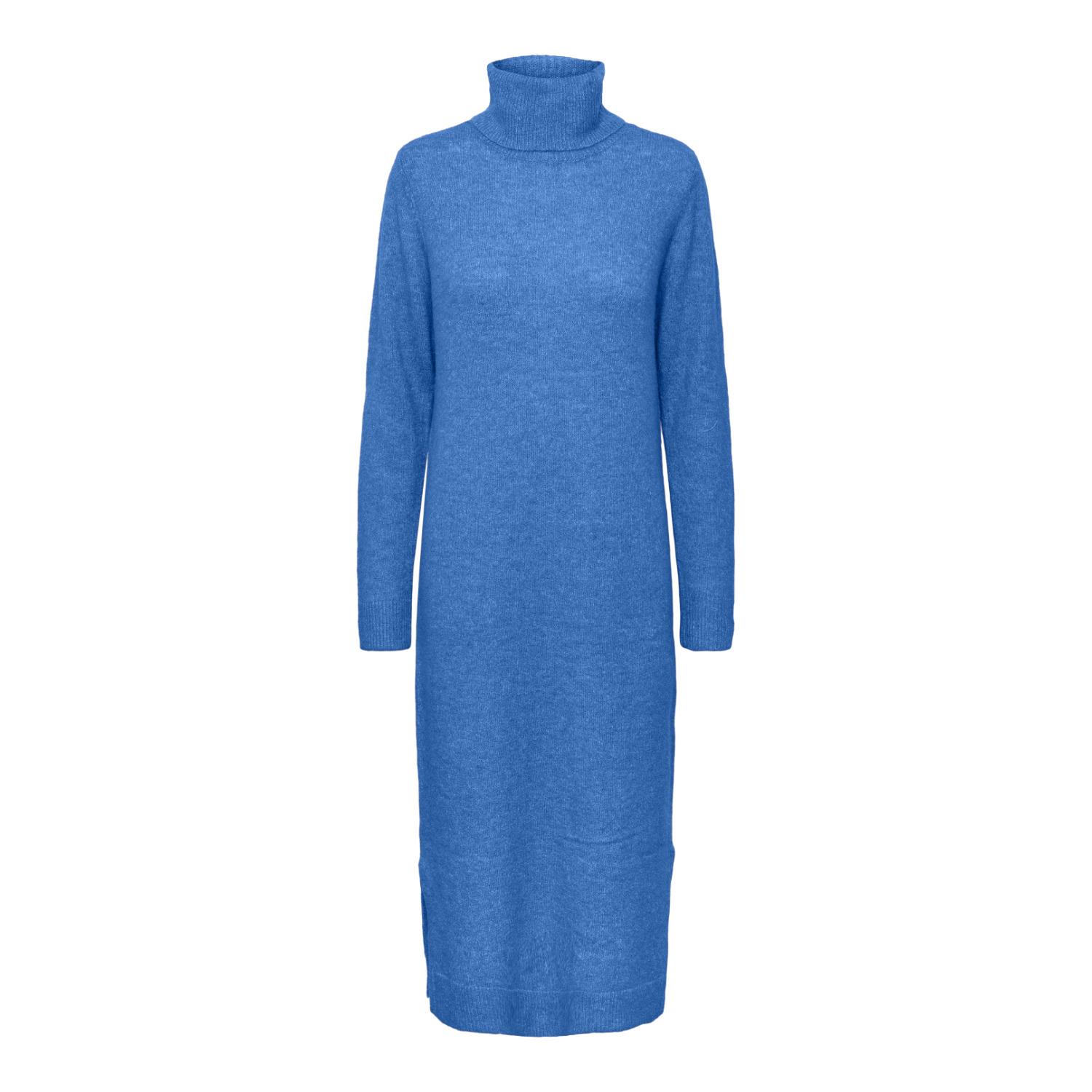 5715429132847 - - Maxi-Pulloverkleid in Blau mit Rollkragen 5715429132847 - - Maxi-Pulloverkleid in Blau mit Rollkragen