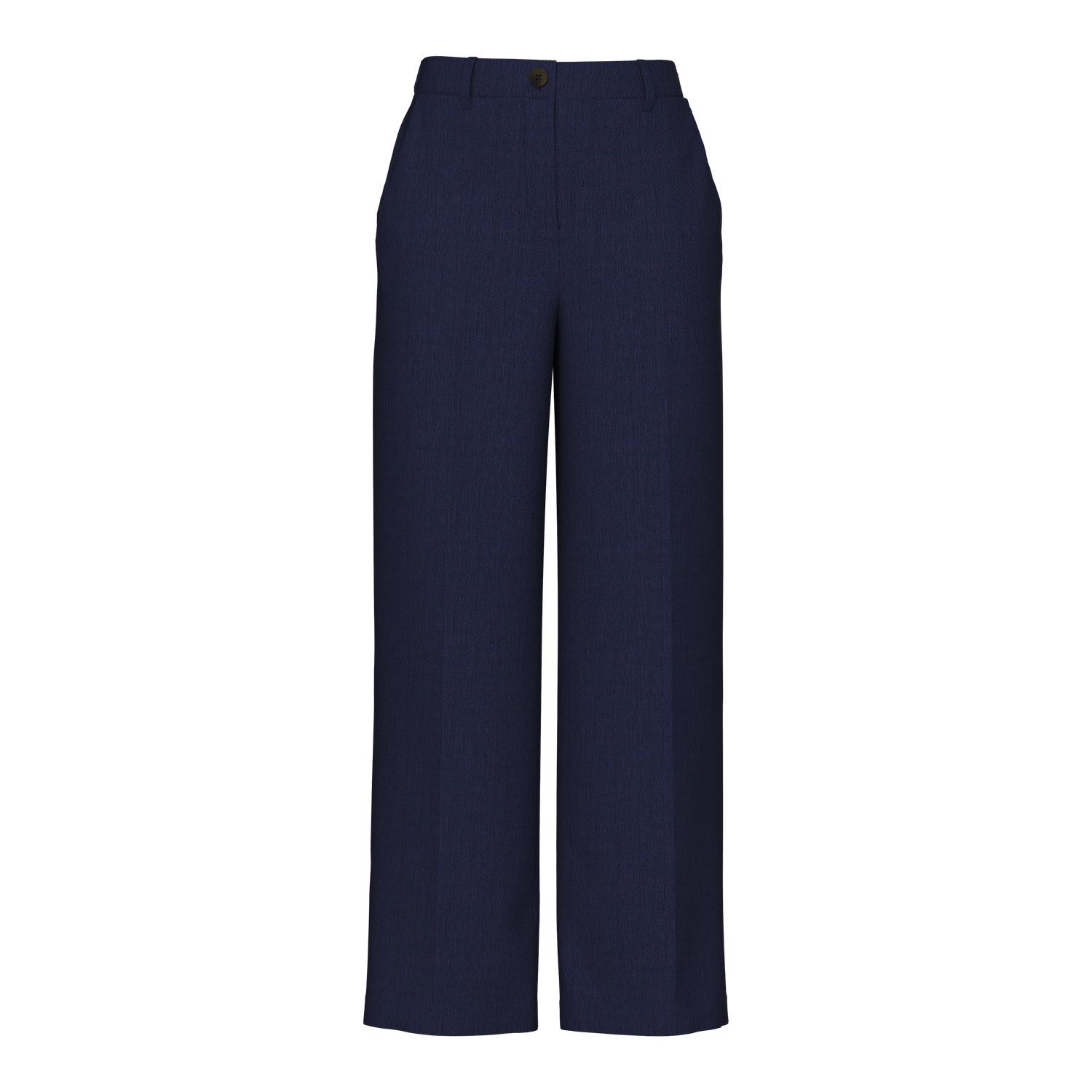 Pantaloni larghi a vita alta donna  Kamil