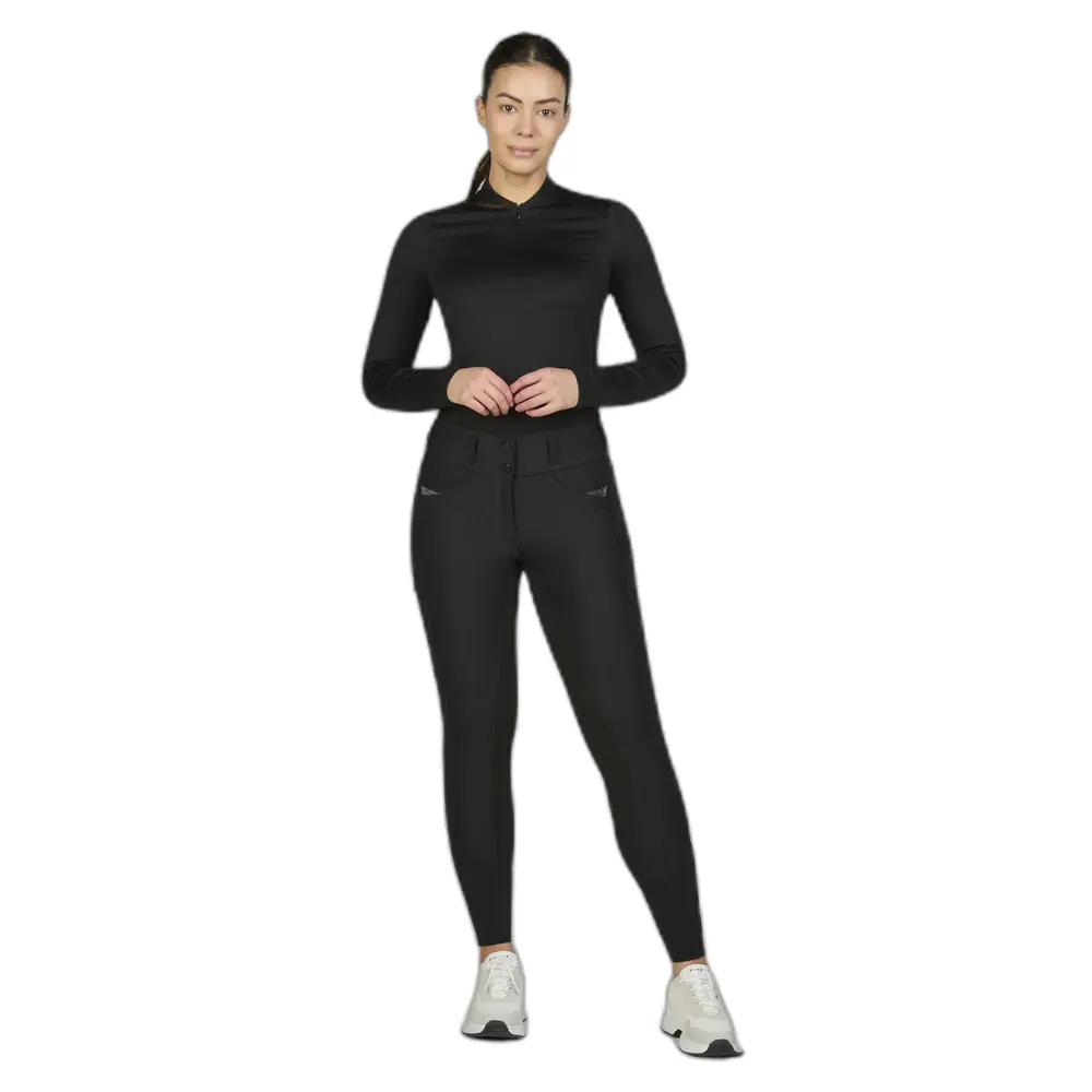 Pikeur Women's Noir Full Grip Riding Trousers For Laure Ffl