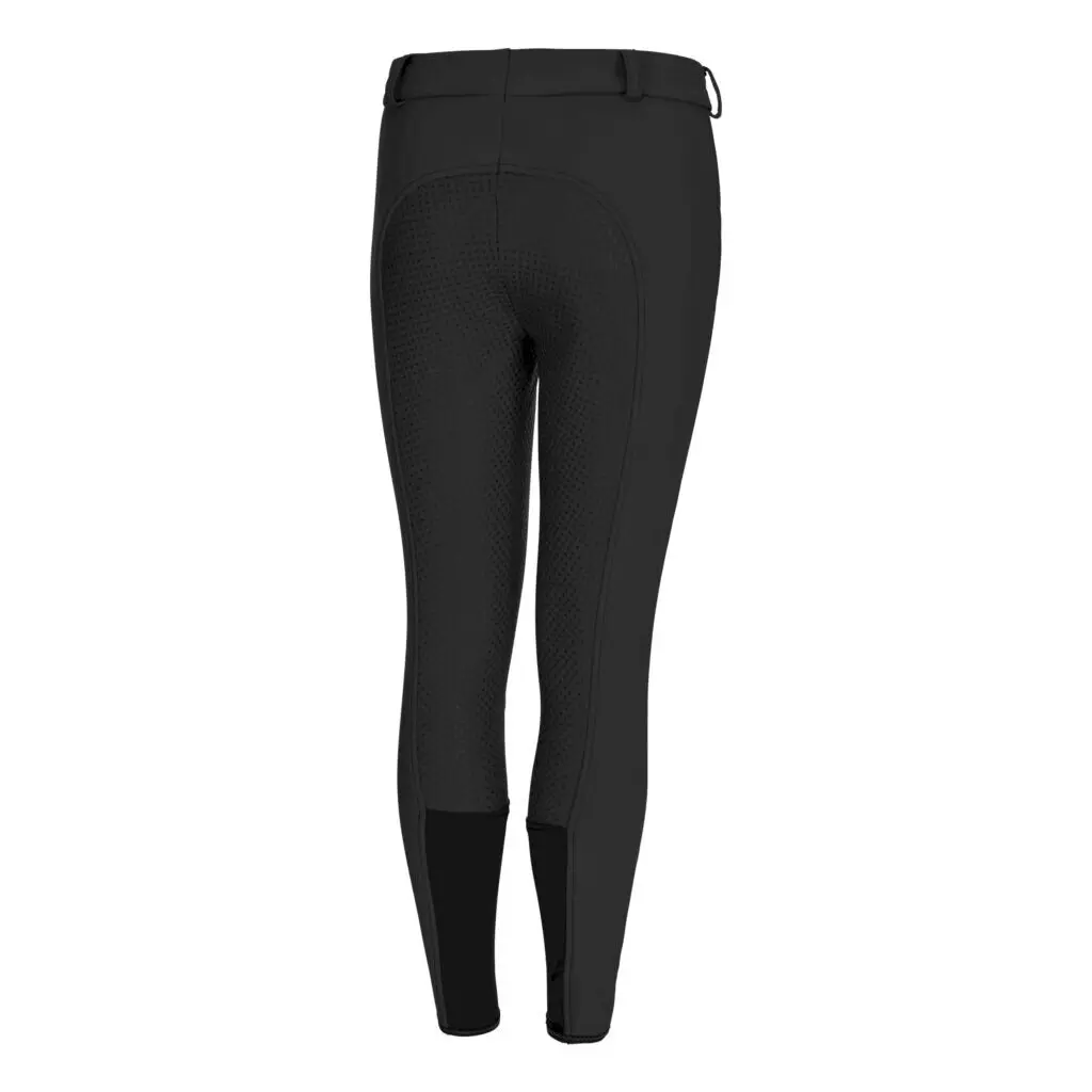 Pikeur Noir Children's Full Grip Riding Trousers Braddy Softshell