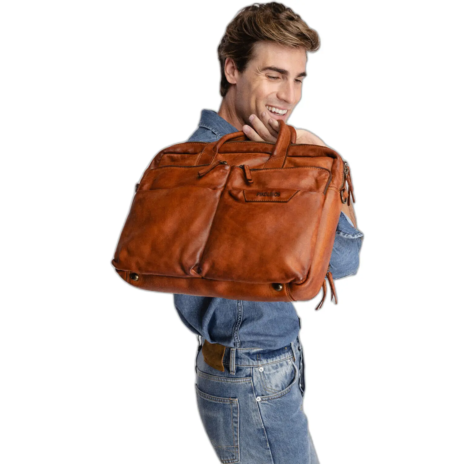 Handbag Pikolinos Cervo
