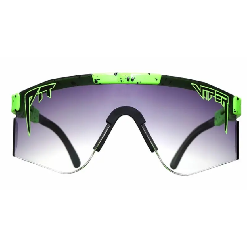 Lunettes De Soleil Pit Viper 'The Boomslang Fade' - Verres Polarisés Gris Fumé - Double Largeur - Neuf
