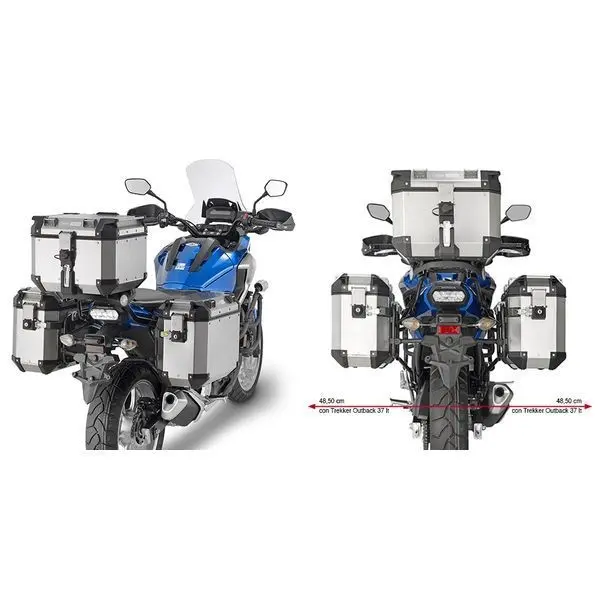 Motorrad-Seitenkofferhalter Givi Monokey Honda Nc750S (16 À 20)