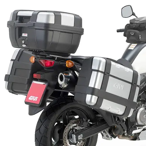 Motorrad-Seitenkofferhalter Givi Monokey Suzuki Dl 650 V-Strom L2-L3-L4-L5-L6 (11 À 16)