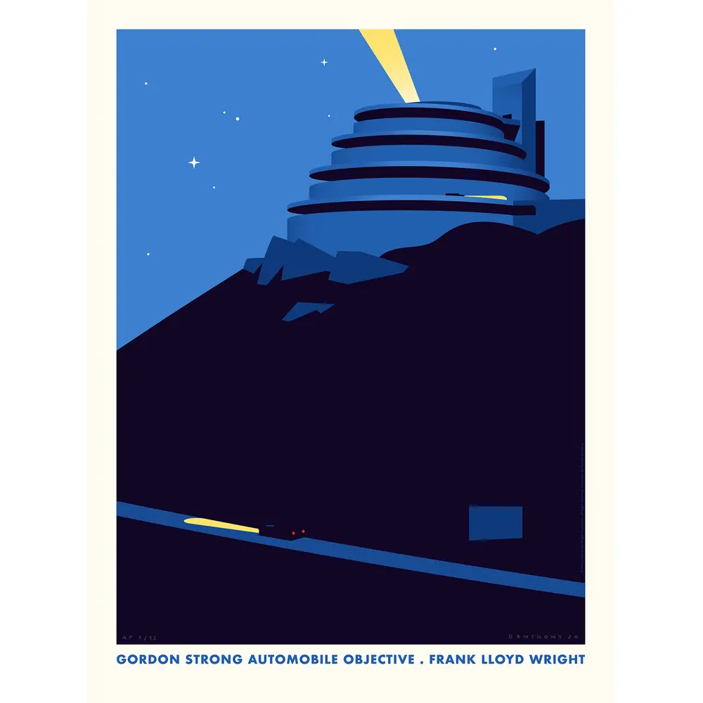 3770015934528 - Poster limitierte Auflage Siebdruck Automobile objective