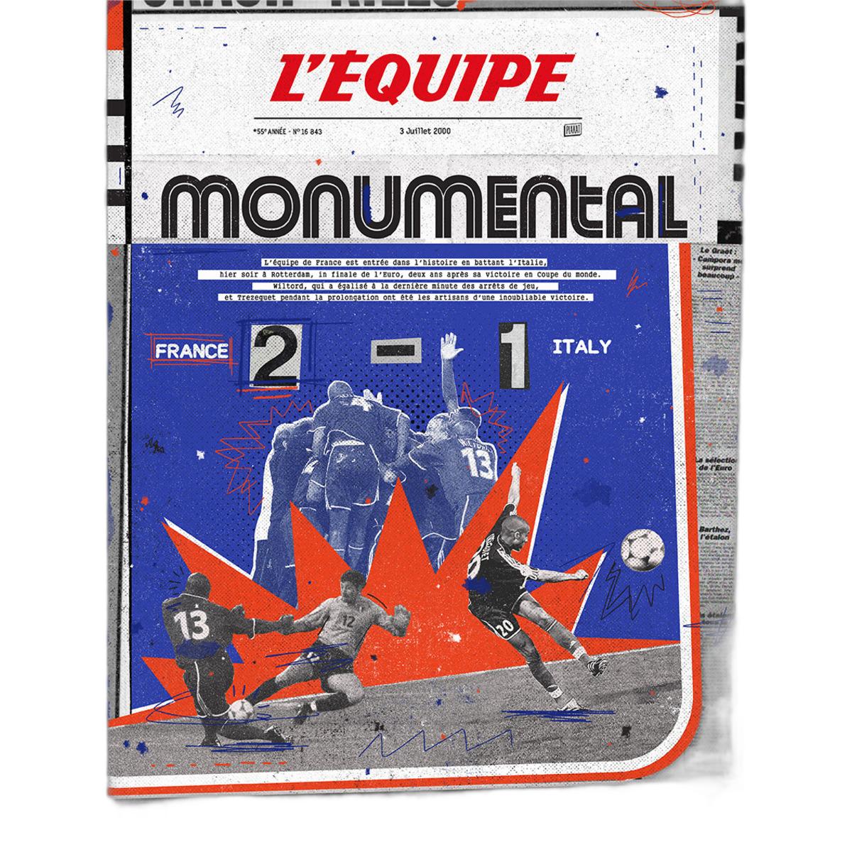3760401320561 - Fotorahmen LEquipe - Euro 2000