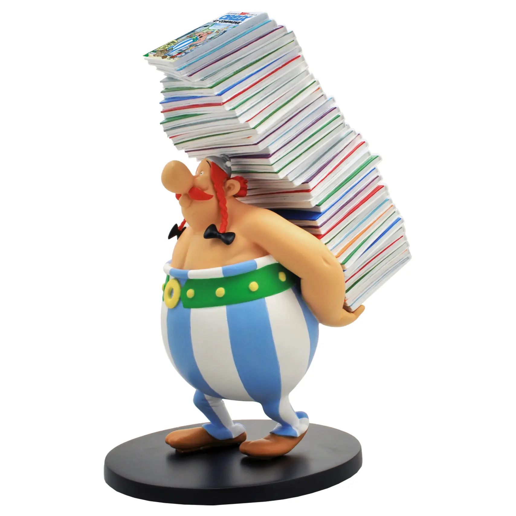 Figurine obelix stapel von alben Plastoy