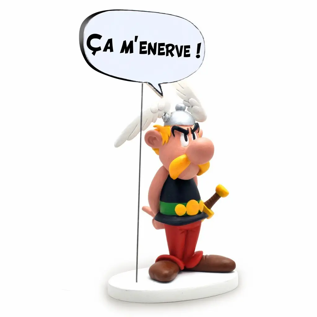 Figurine asterix : ca m'enerve Plastoy