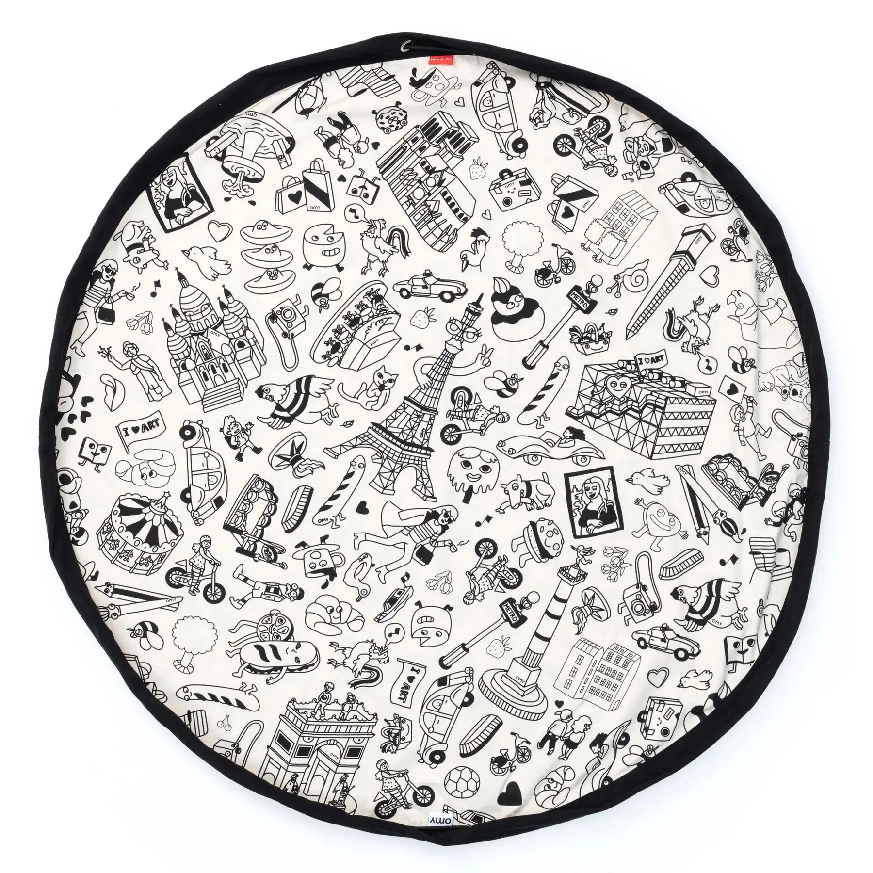 Spielteppich und Aufbewahrungstasche Play&Go Omy Paris