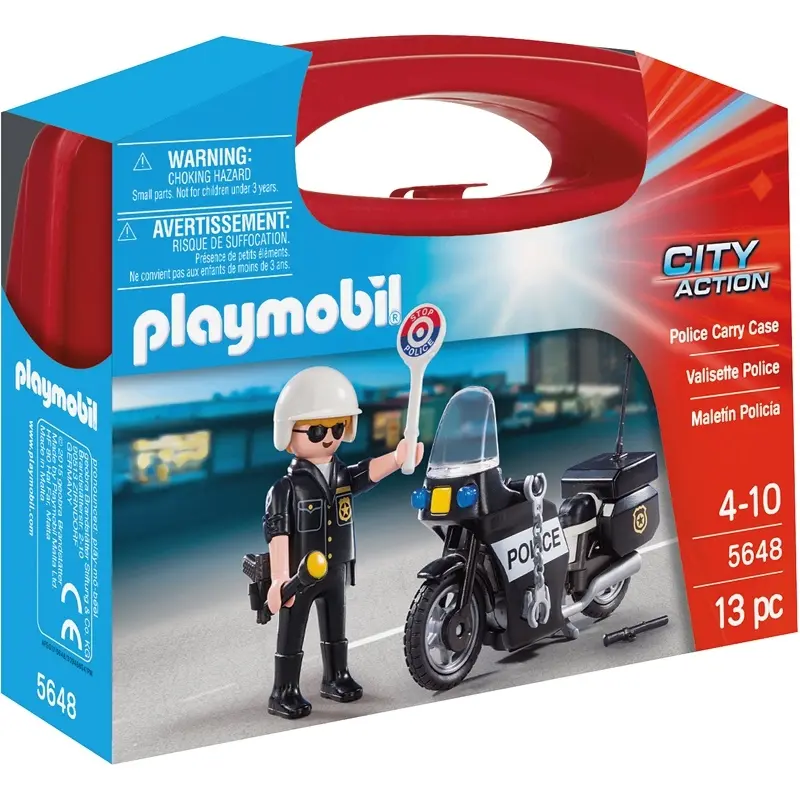 Polizei-Spielzeugkoffer Playmobil