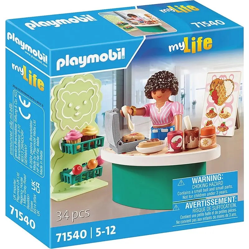 Konstruktionsspiele Playmobil Stand De Gaufres
