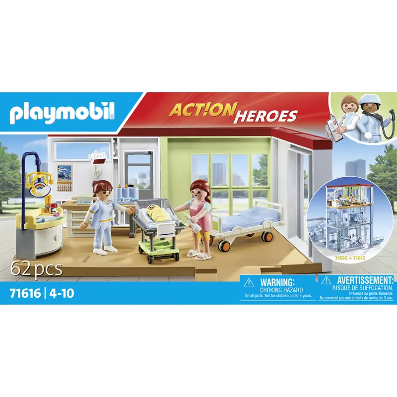 Simulation Spiel Maternitätszimmer Playmobil