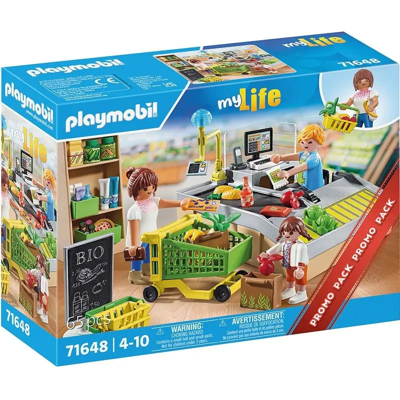 Spiel-Simulationskasse Supermarkt Playmobil