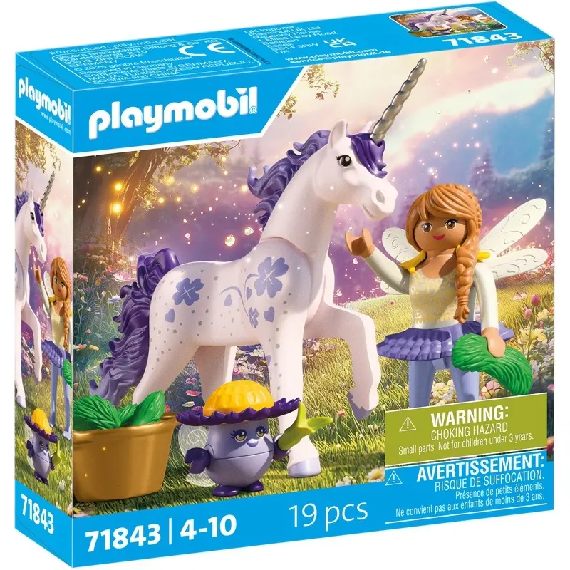 Baukästen Einhorn Lavendel pte-bonhn +fee Playmobil