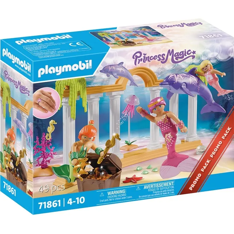 Simulationsspiel Schatz der Meerjungfrauen mit Delfinen Playmobil
