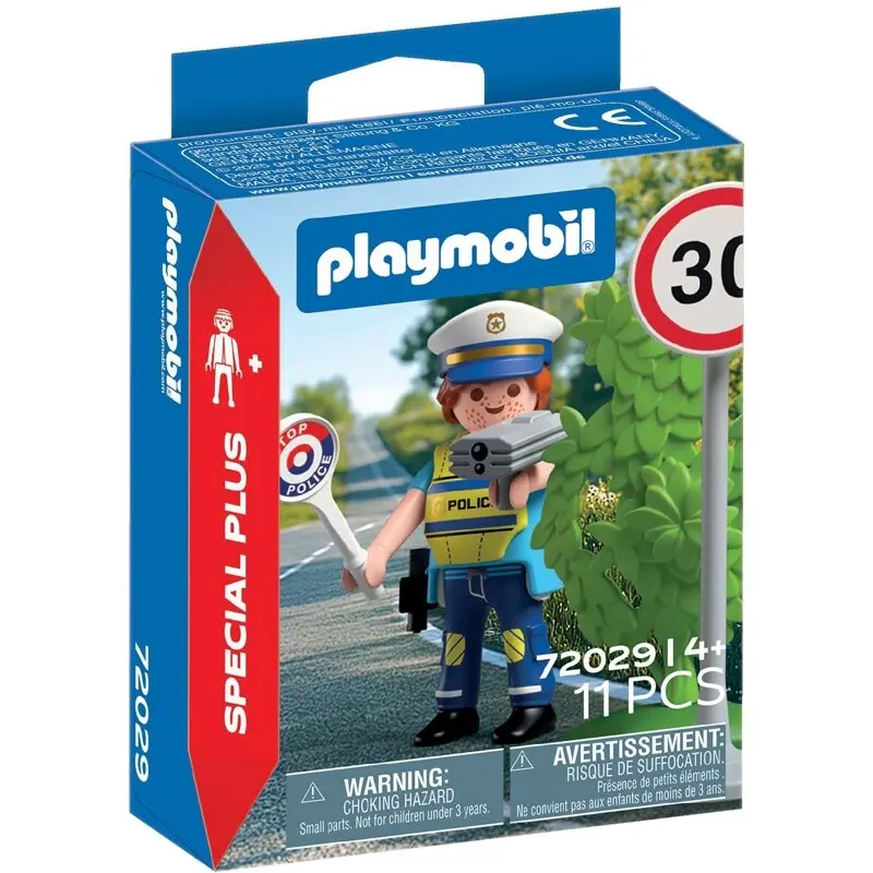 Jeu de Simulation Policier + Radar de Geschwindigkeit SPE+ Playmobil