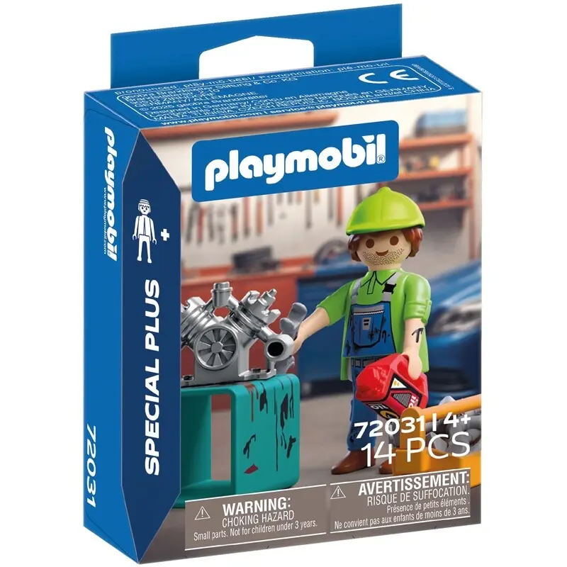 Simulation Spiel Mechaniker und Werkzeuge SPE+ Playmobil