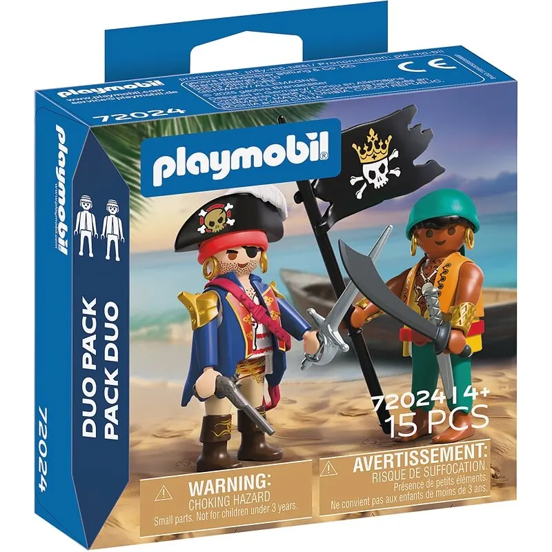 Duo Piratensimulation mit Flagge Playmobil