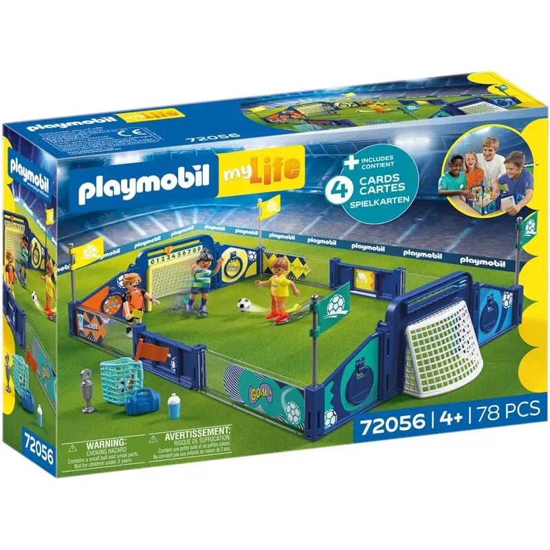 Simulationspiel Fußballstadion und Herausforderungen Playmobil