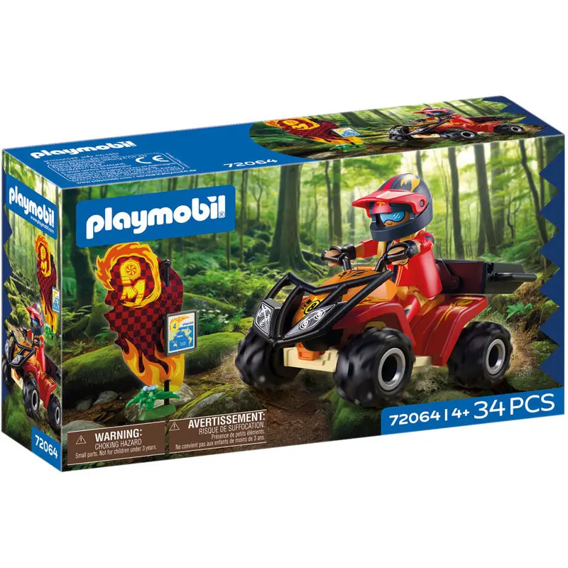 Quad-Rennspiel für Geländefahrzeuge Playmobil