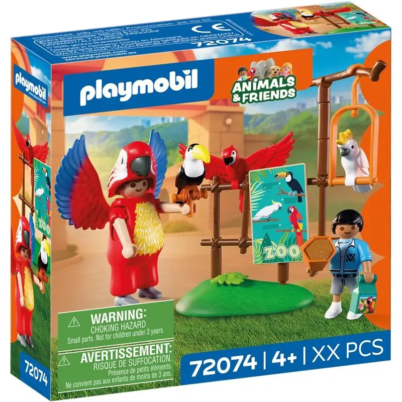 Zoo Simulation Spiel Mascotte Papagei Playmobil