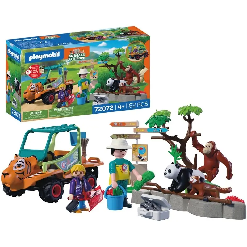 Zoo-Wärter Simulationsspiel und Fahrzeug Playmobil