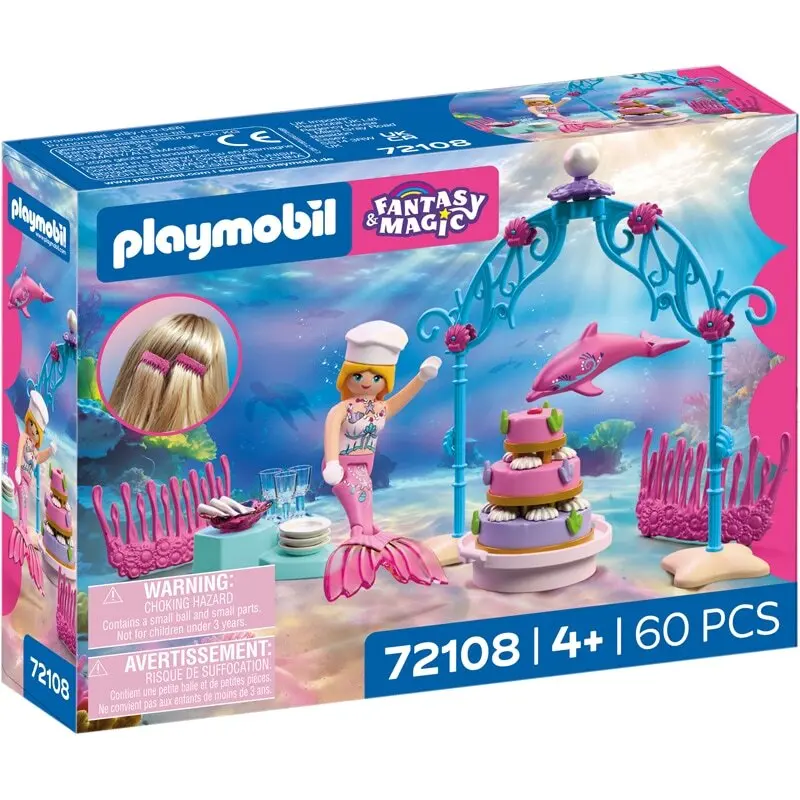 Spielesimulation Hochzeit Buffet der Meerjungfrauen Playmobil